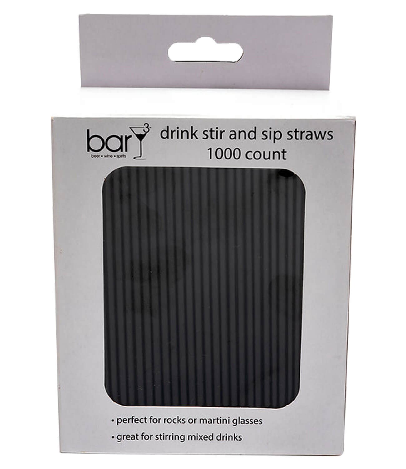 slide 1 of 1, Bar Y3 Stir & Sip Straws 1000ct, 1000 ct