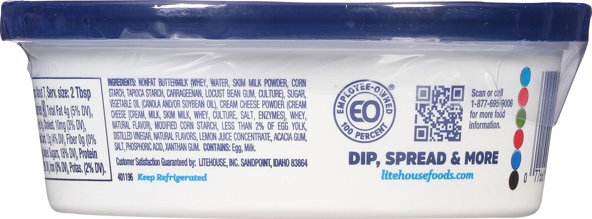 slide 10 of 12, Litehouse Cream Cheese Flavored Dip 8 oz, 8 oz