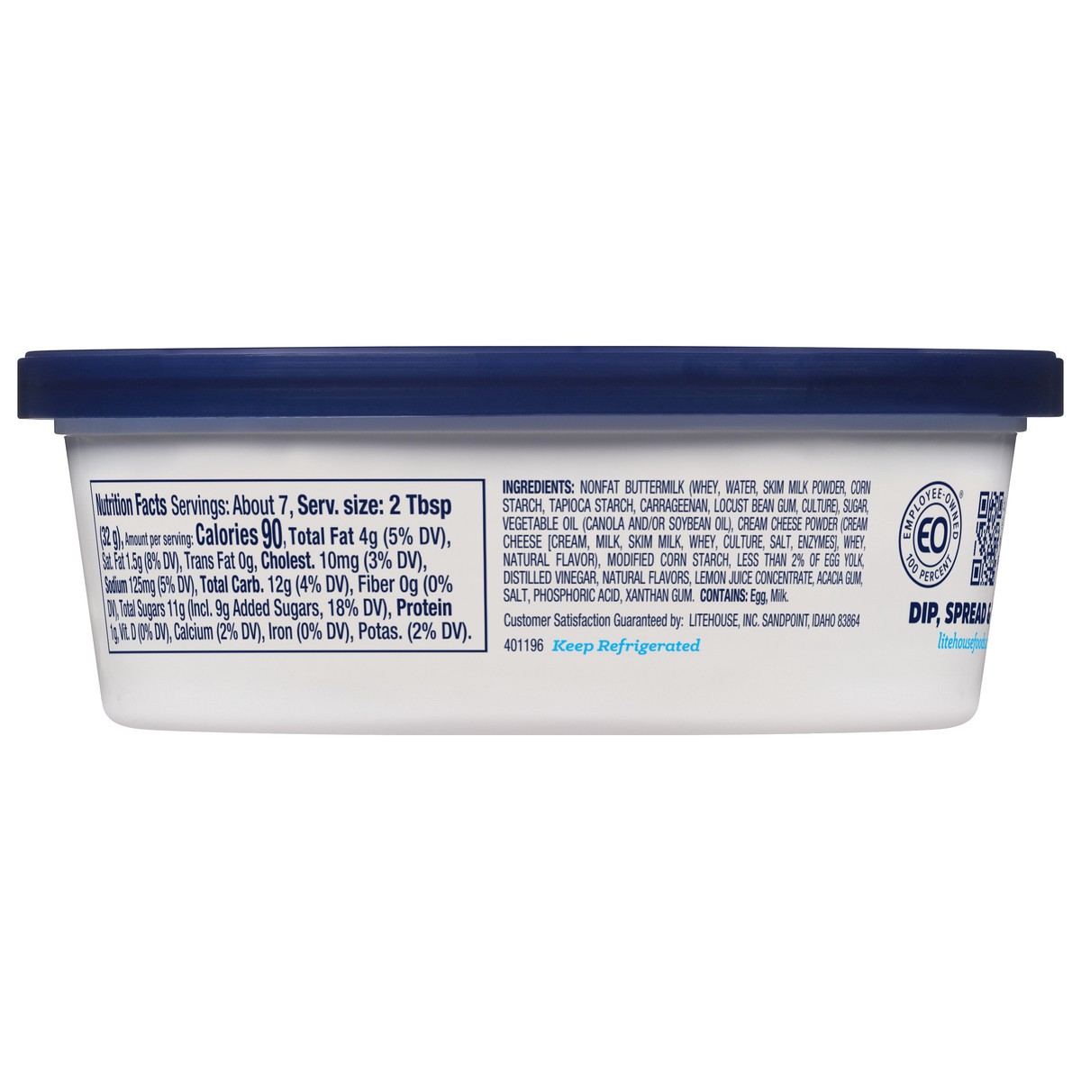 slide 7 of 12, Litehouse Cream Cheese Flavored Dip 8 oz, 8 oz