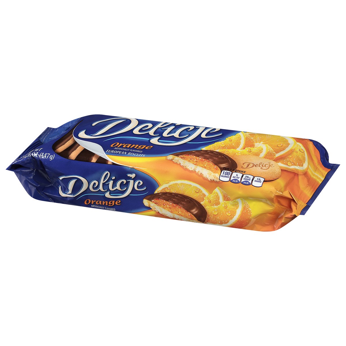 slide 8 of 9, Delicje European Orange Biscuits 5.18 oz, 5.18 oz