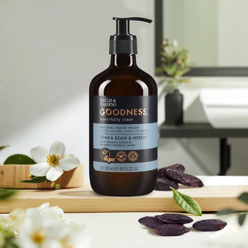 slide 4 of 6, Baylis & Harding Goodness Hand Wash - Tonka Bean & Neroli - 16.9 fl oz, 16.9 fl oz
