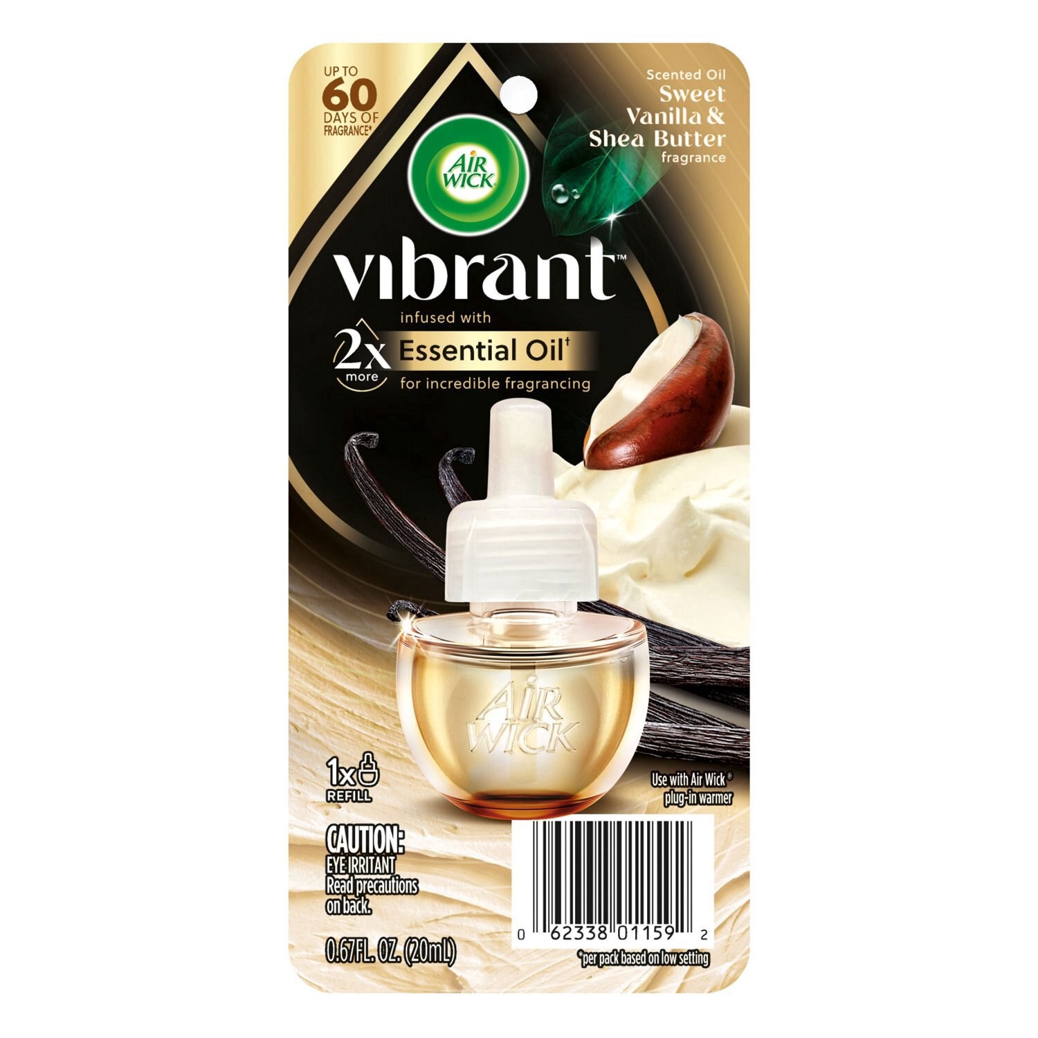 slide 1 of 1, Air Wickâ Scented Oil Refill, Sweet Vanilla & Shea Butter, 1 Ct, 0.67 oz