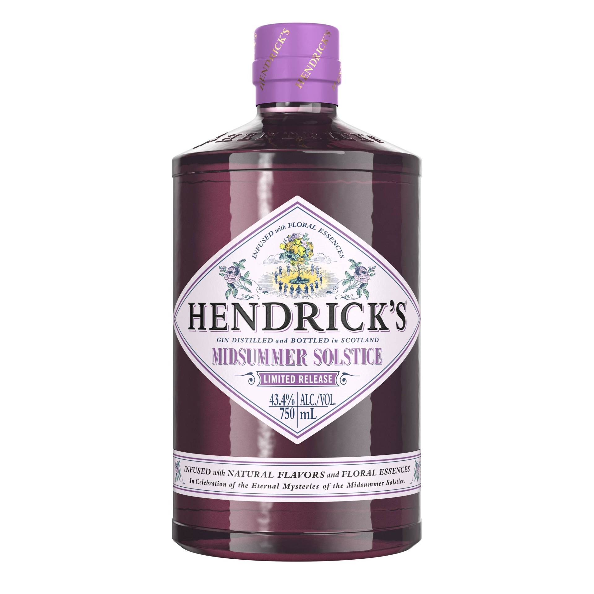 slide 1 of 4, Hendrick's Midsummer Solstice Gin, 750 ml