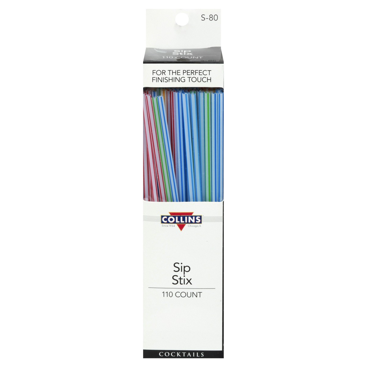 slide 1 of 8, true Collins Cocktail Sip Stix - 3 ct, 3 ct