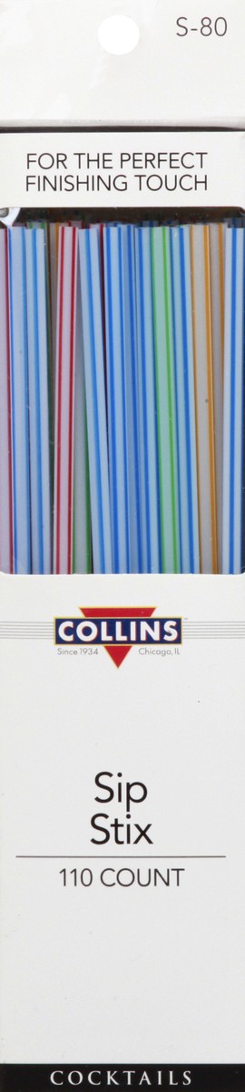 slide 7 of 8, true Collins Cocktail Sip Stix - 3 ct, 3 ct