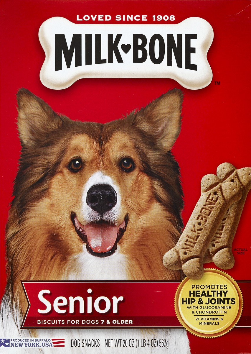 slide 5 of 6, Milk-Bone Senior Dog Biscuits, 20 oz