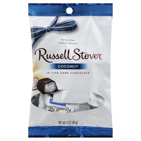 slide 1 of 1, Russell Stover Coconut 3 oz, 3 oz