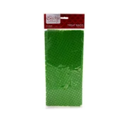 The Cookie Exchange Treat Bags - Green Dottie - 20 ct