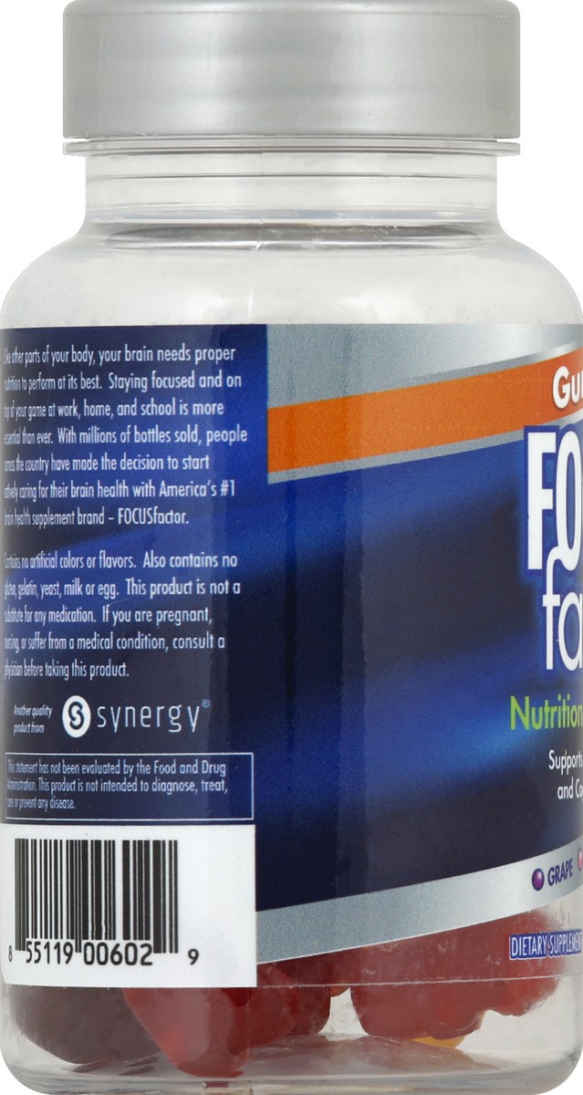 slide 6 of 6, Focus Factor Adult Gummies, 1 ct