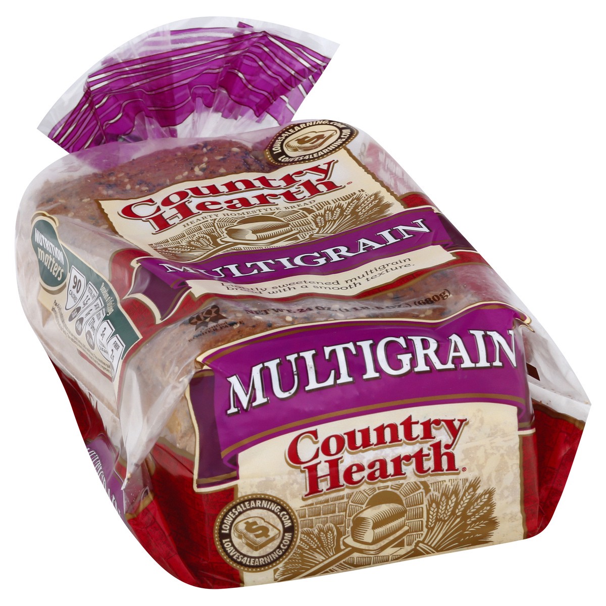 slide 12 of 13, Country Hearth Multigrain Bread, 1 ct