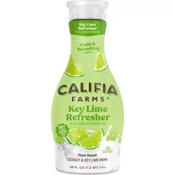 Califia Farms Coconut & Key Lime Drink, Plant Based, Key Lime Colada - 48 fl oz