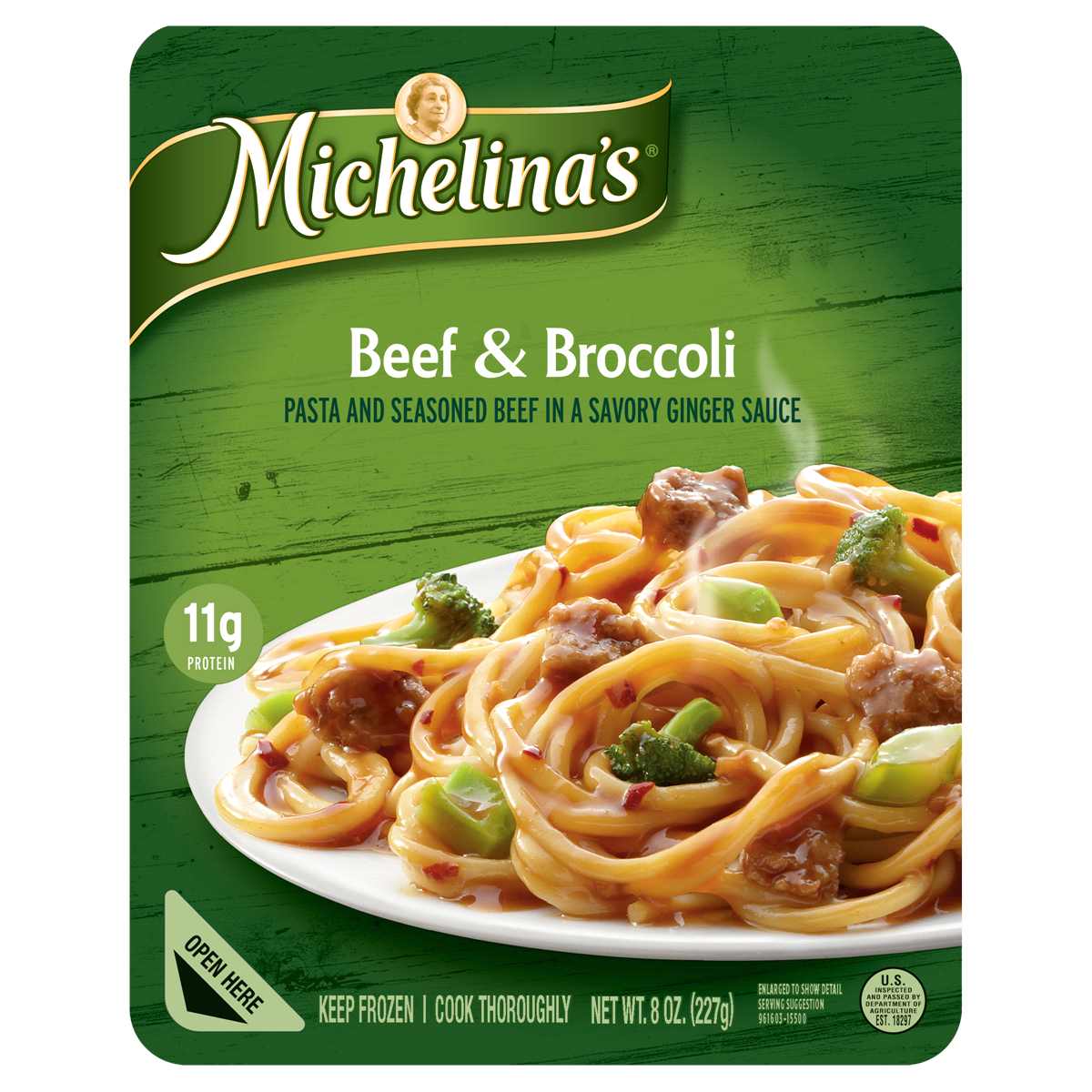 slide 1 of 1, Michelina's Michelina's Beef & Broccoli, 8 oz