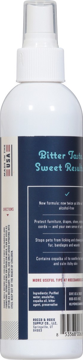 slide 8 of 9, Rocco & Roxie Supply Co. Rocco Roxie No Chew Spray 8oz, 8 fl oz