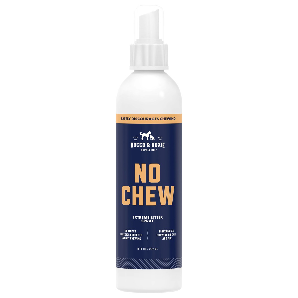 slide 1 of 9, Rocco & Roxie Supply Co. Rocco Roxie No Chew Spray 8oz, 8 fl oz