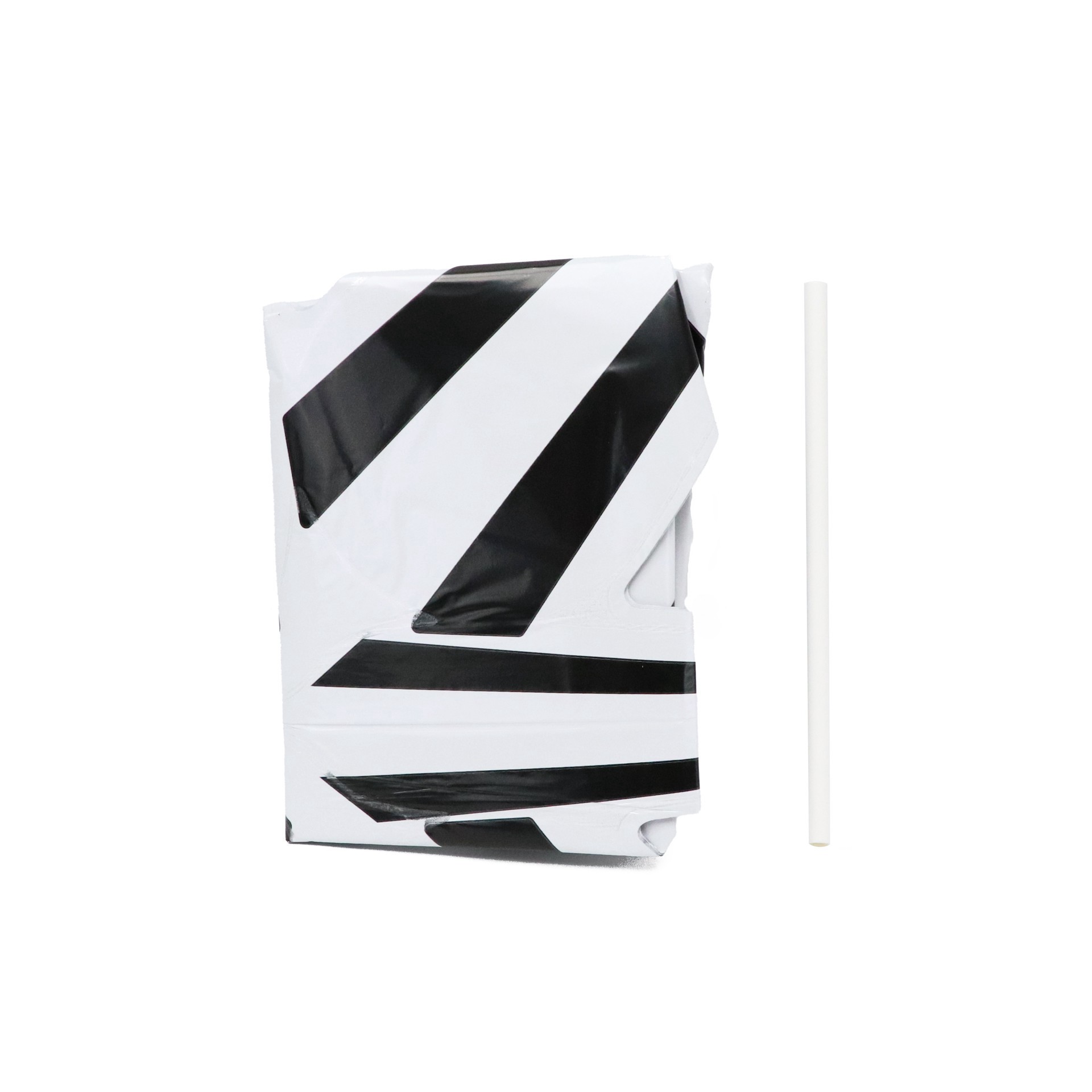 slide 3 of 3, 26" Black & White Stripes Starburst Foil Balloons, 3ct. By Celebrate It, 3 ct