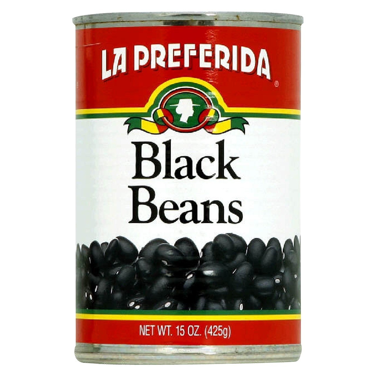 slide 1 of 4, La Preferida Black Beans, 15 oz