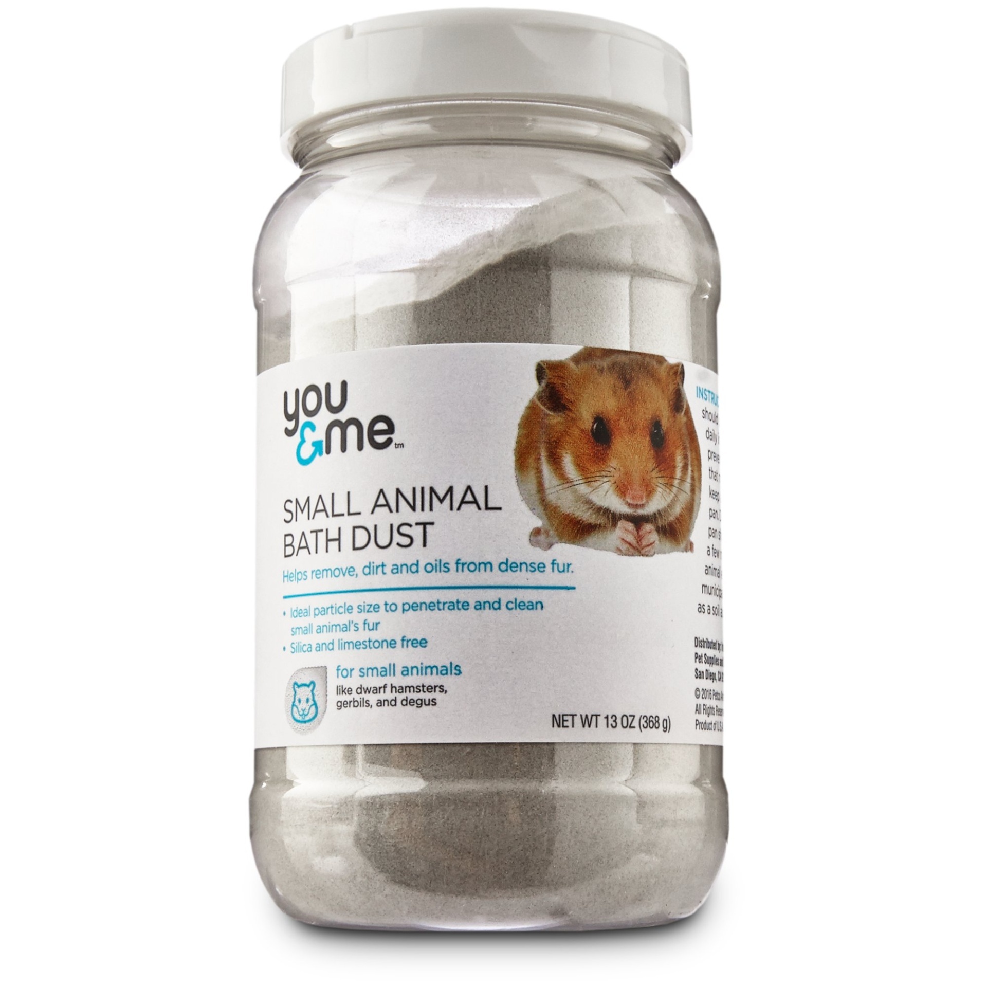 slide 1 of 1, You & Me Small Animal Bath Dust, 13 oz