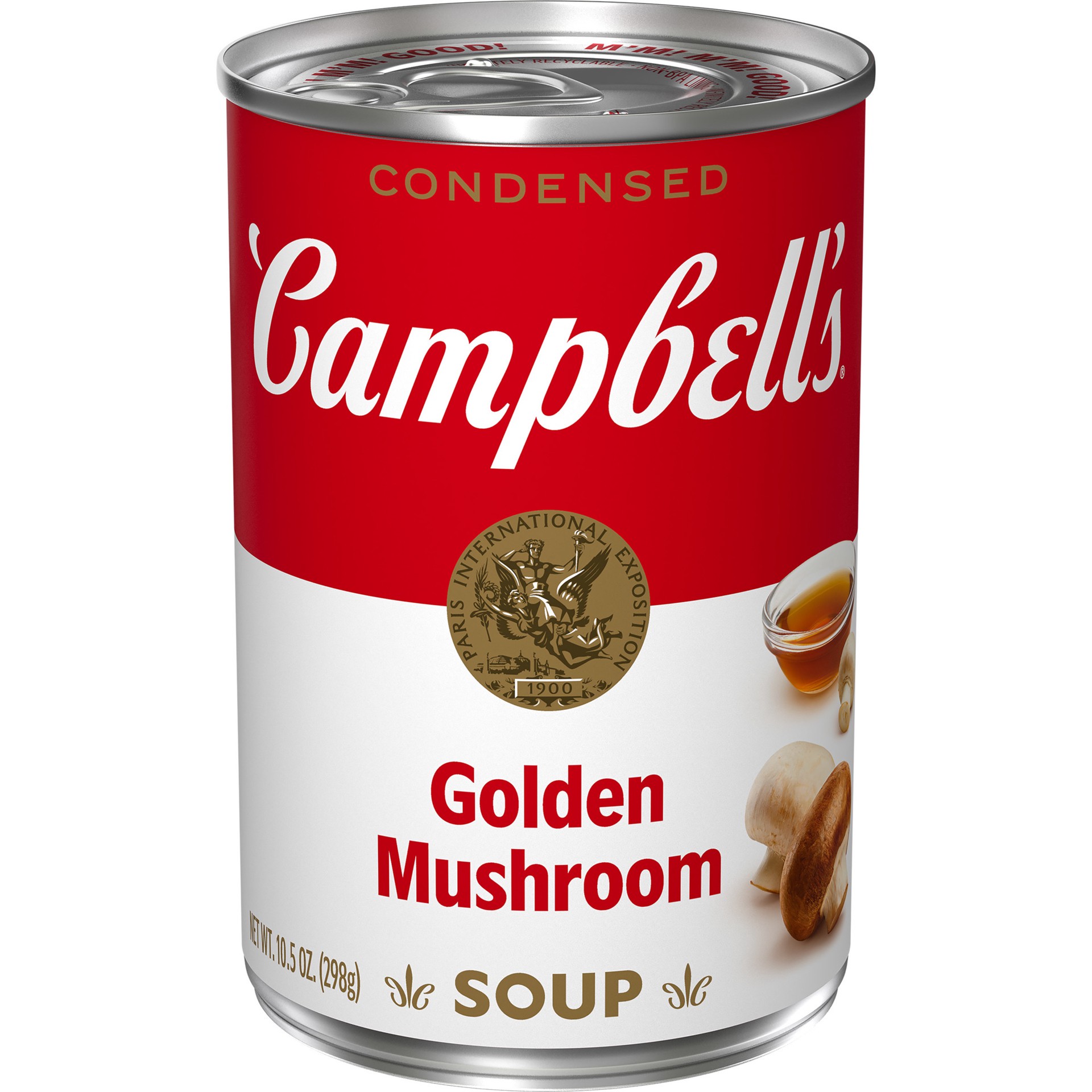 slide 1 of 8, Campbell's Condensed Golden Mushroom Soup, 10.5 oz Can, 10.5 oz