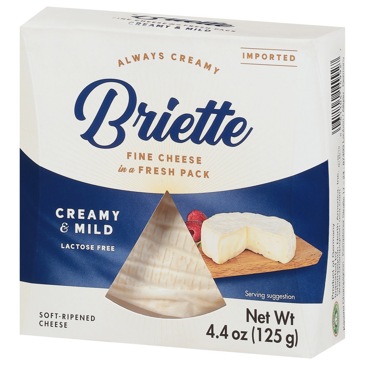 slide 7 of 9, Briette Creamy & Mild Soft-Ripened Cheese 4.4 oz, 4.4 oz