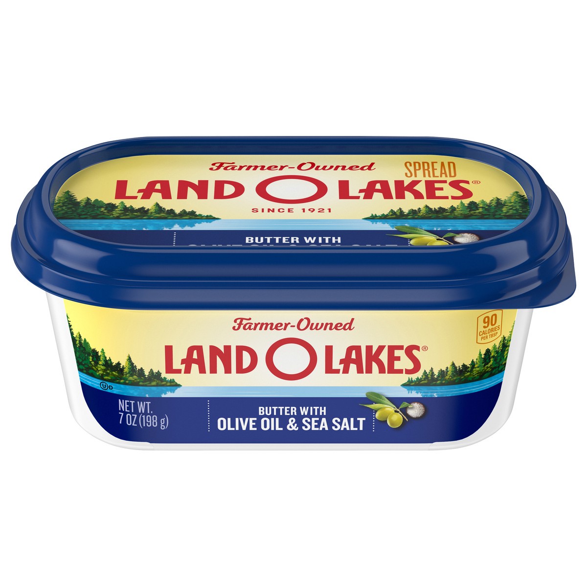 slide 1 of 9, Land O'Lakes Butter With Olive Oil, 7 oz