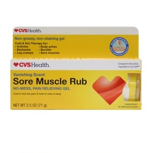 slide 1 of 1, CVS Health Sore Muscle Rub, 2 Oz, 2.5 oz; 70.8 gram
