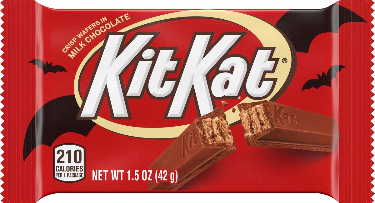 slide 3 of 3, KIT KAT Milk Chocolate Wafer Candy, 1.5 oz, Bar, 1.5 oz