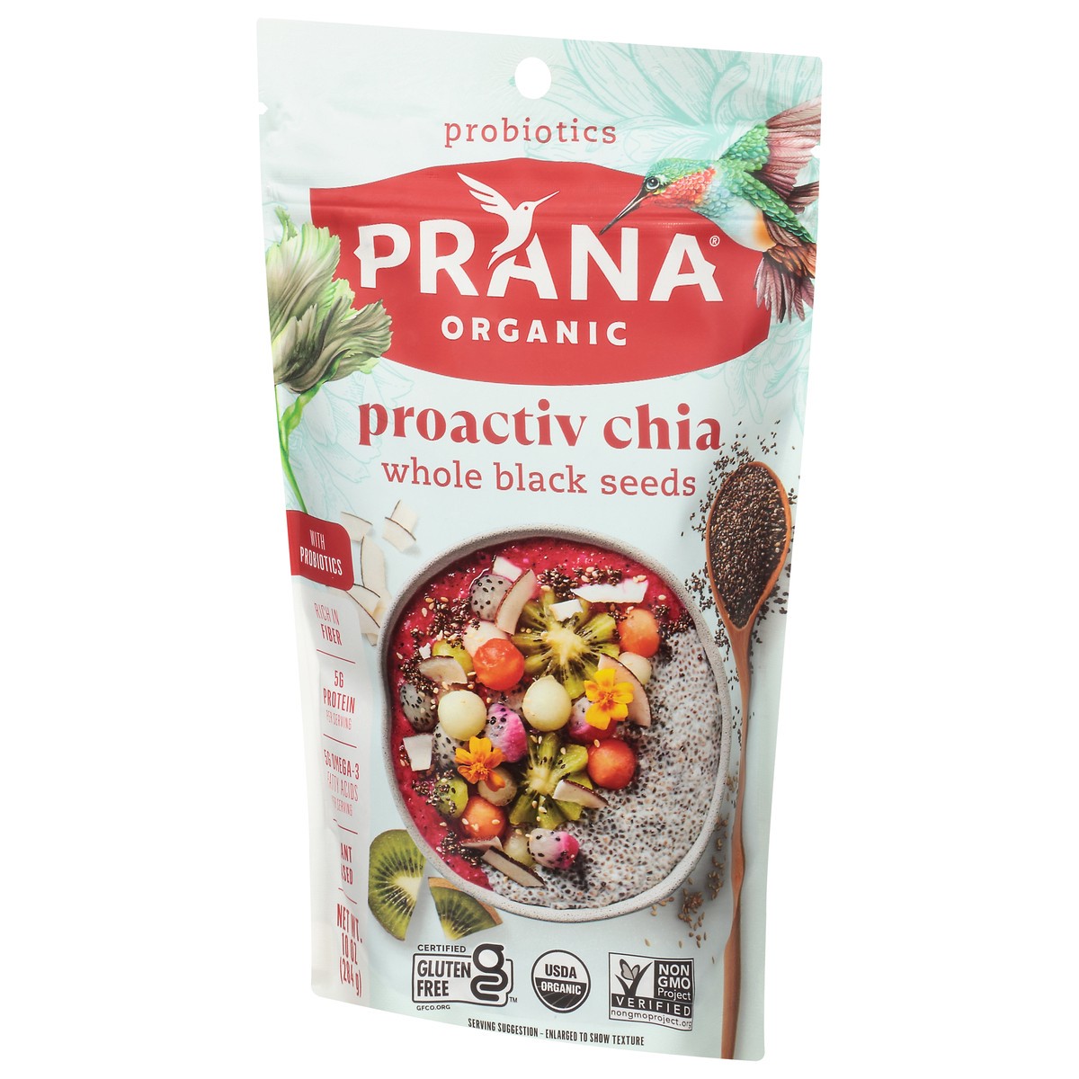 slide 3 of 9, PRANA Probiotics Proactive Chia 10 oz, 10 oz