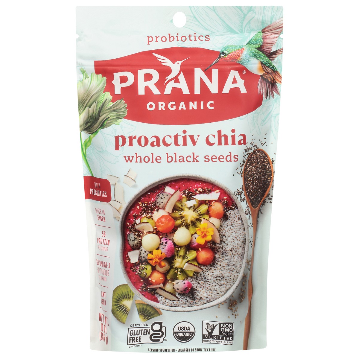 slide 1 of 9, PRANA Probiotics Proactive Chia 10 oz, 10 oz