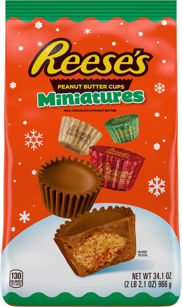 slide 2 of 3, Reese's Miniatures Peanut Butter Cups 34.1 oz, 34.10 oz