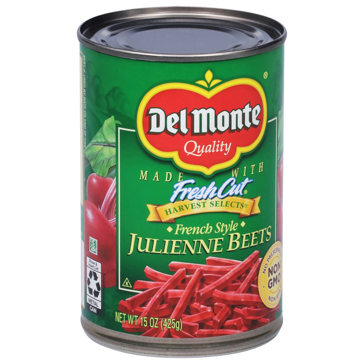 slide 7 of 9, Del Monte Fresh Cut French Style Julienne Beets, 15 oz