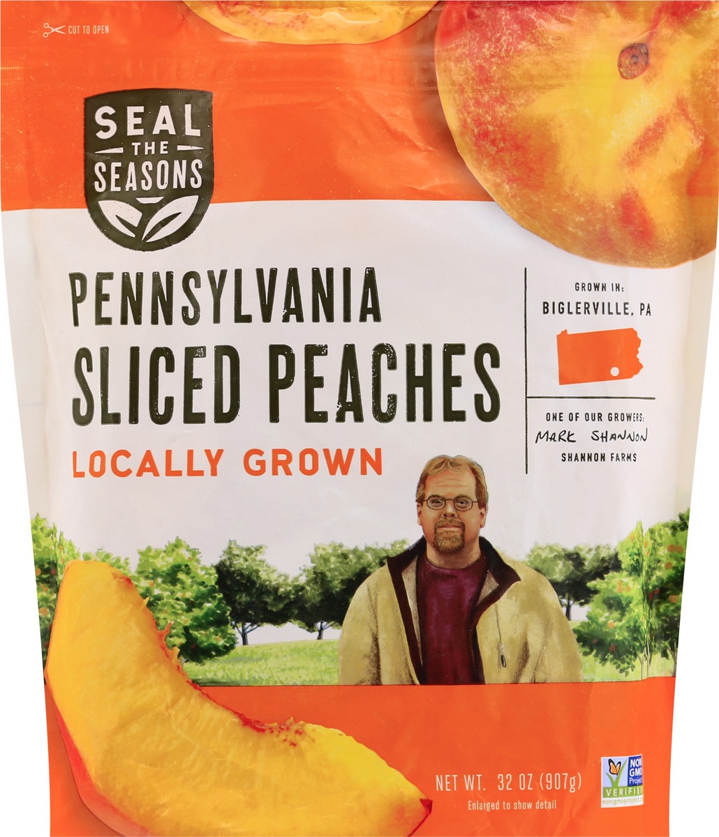 slide 8 of 13, Seal the Seasons Pennsylvania Sliced Peaches 32 oz, 32 oz