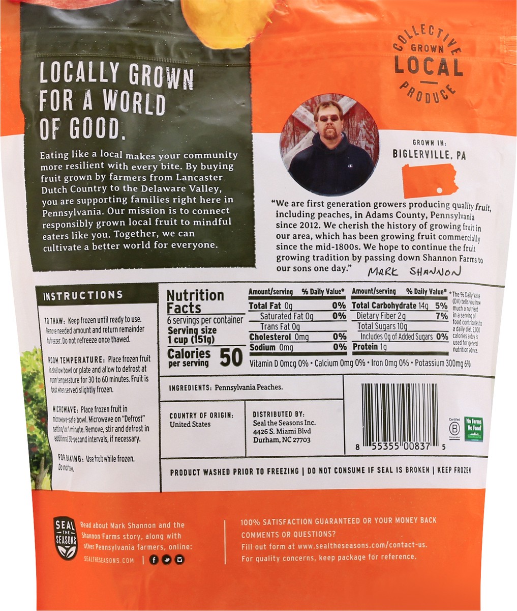 slide 12 of 13, Seal the Seasons Pennsylvania Sliced Peaches 32 oz, 32 oz
