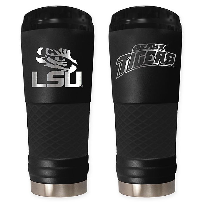 slide 1 of 1, NCAA Louisiana State University Powder Coated Stealth Draft Tumbler, 24 oz