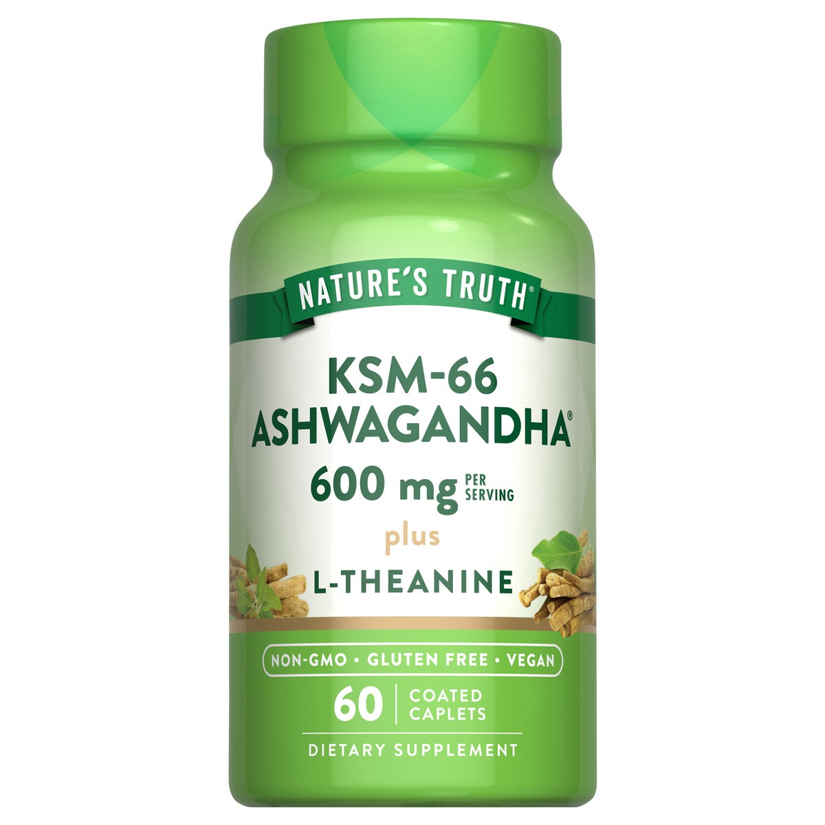 slide 3 of 9, Nature's Truth KSM Ashwagandha 600mg (per 2), 60 ct