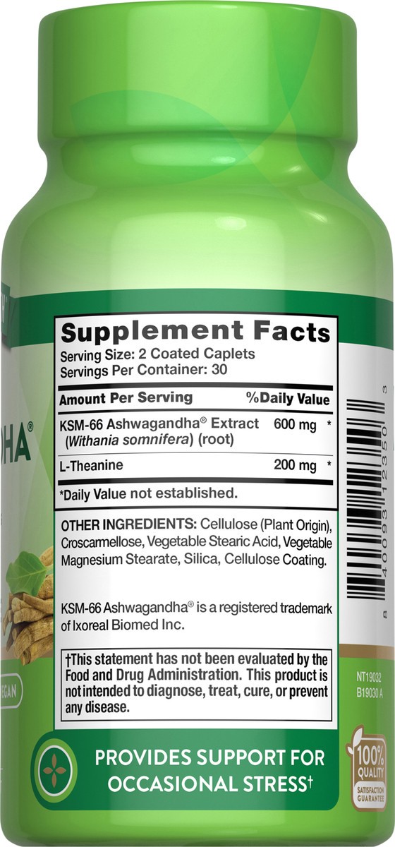 slide 8 of 9, Nature's Truth KSM Ashwagandha 600mg (per 2), 60 ct