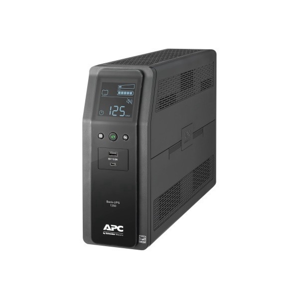 slide 6 of 7, APC Back-Ups Pro 10-Outlet Tower Uninterruptible Power Supply, 1,350Va/810 Watts, Bn1350M2, 1 ct
