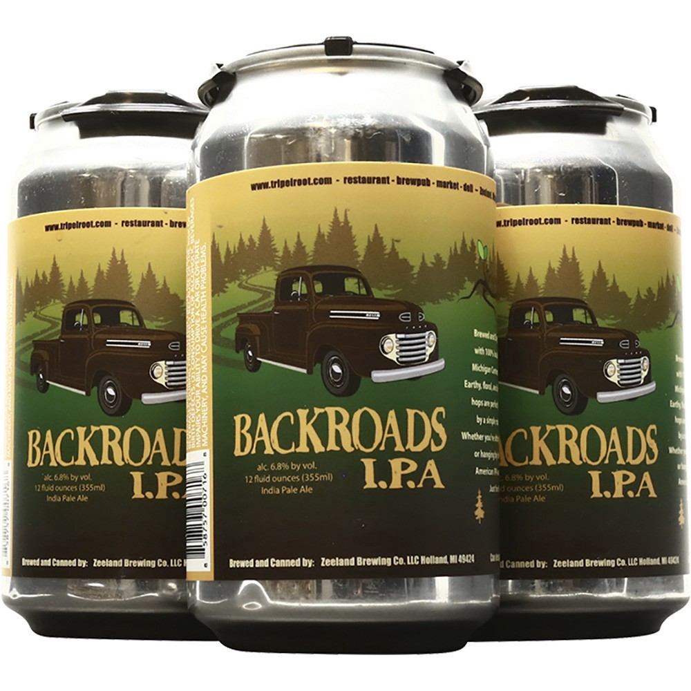 slide 1 of 1, Zeeland Tripelroot Backroads Ipa, 12 oz