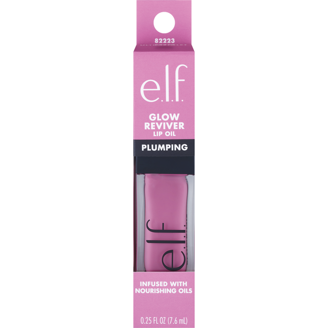 slide 1 of 1, E.l.f. Glow Reviver Plumping Lip Oil, 0.25 oz