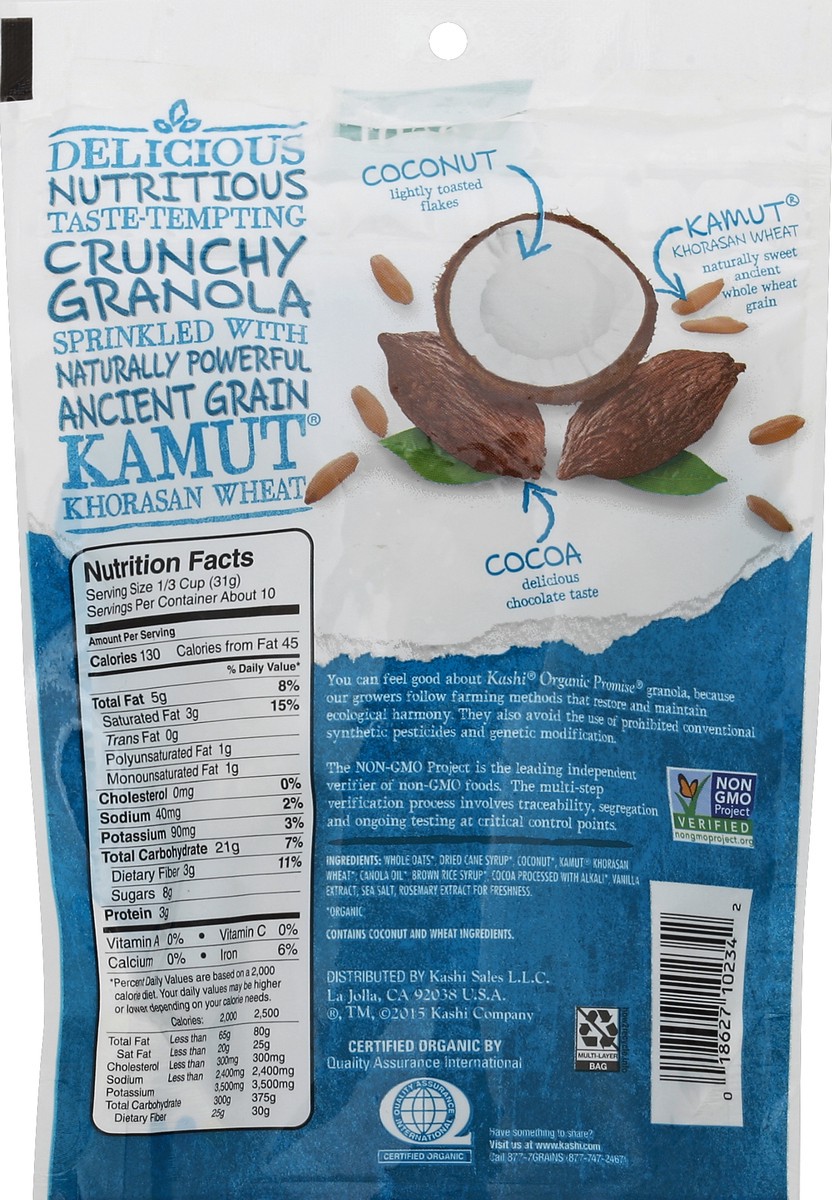 slide 6 of 6, Kashi Organic Cocoa Coconut Granola, 11 oz
