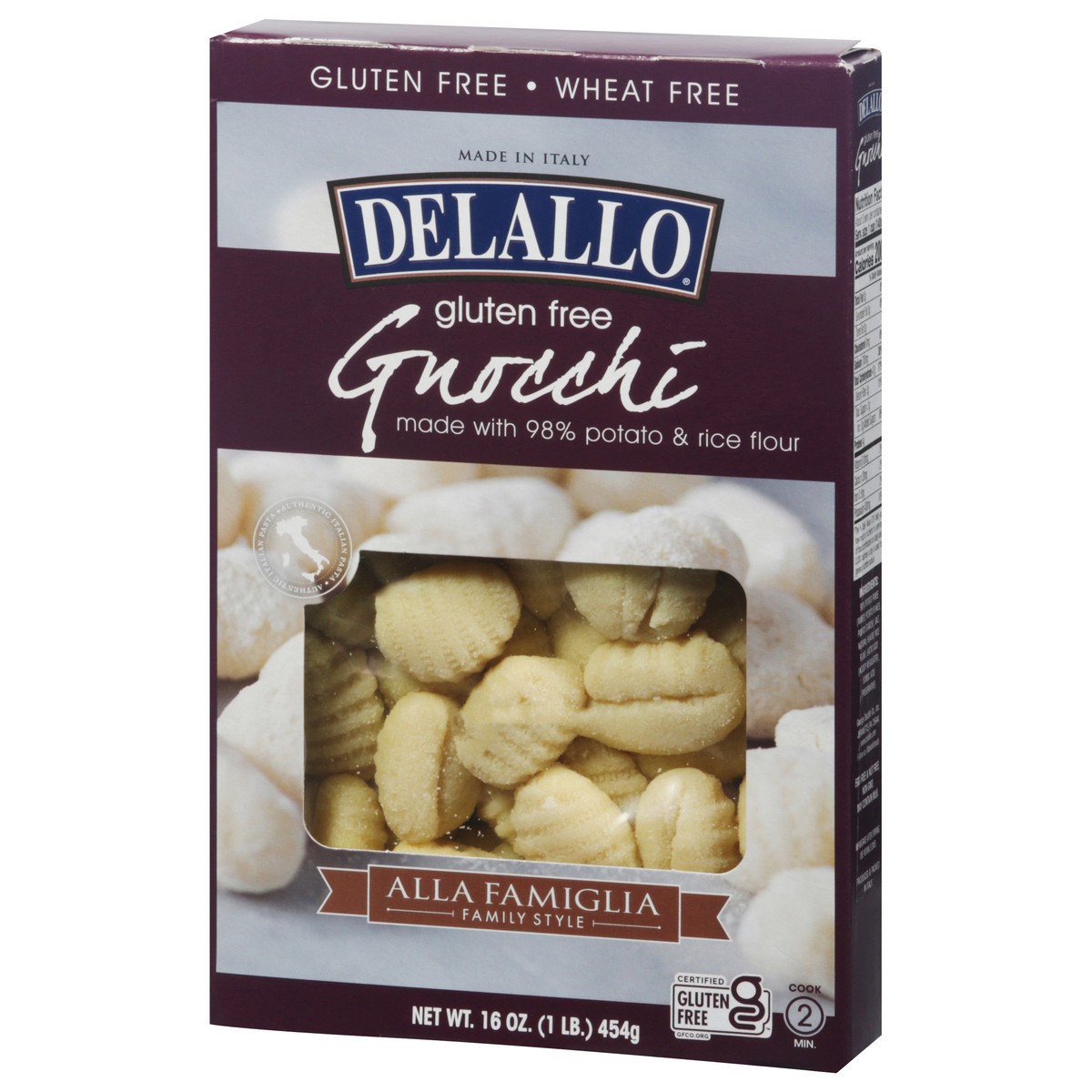slide 3 of 9, DeLallo Gluten Free Gnocchi, 16 oz
