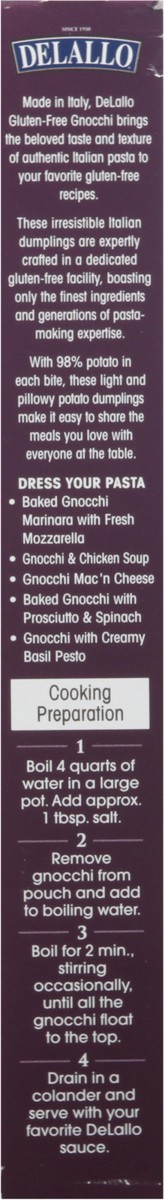 slide 7 of 9, DeLallo Gluten Free Gnocchi, 16 oz