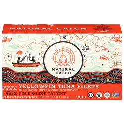 Natural Catch Yellowfin Tuna Filets 4.4 oz
