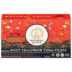 Natural Catch Spicy Yellowfin Tuna Filets 4.4 oz