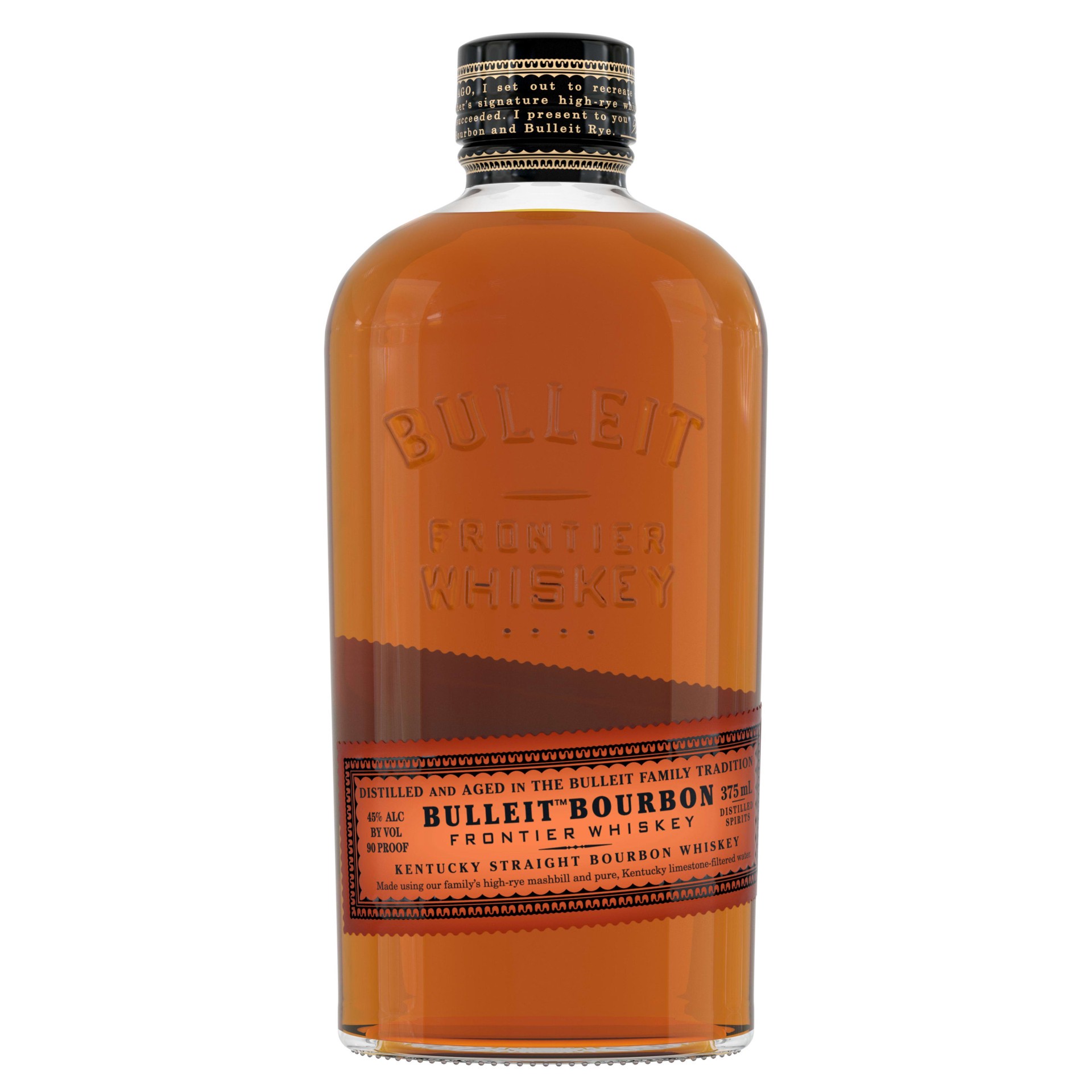 slide 1 of 7, Bulleit Bourbon Whiskey, 375 mL, 375 ml