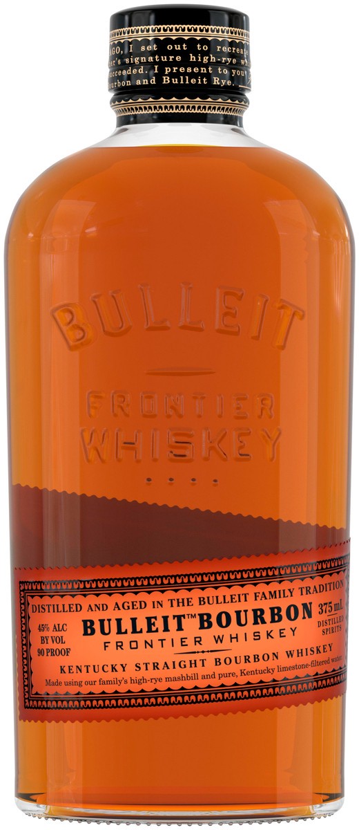 slide 1 of 7, Bulleit Bourbon Whiskey, 375 ml