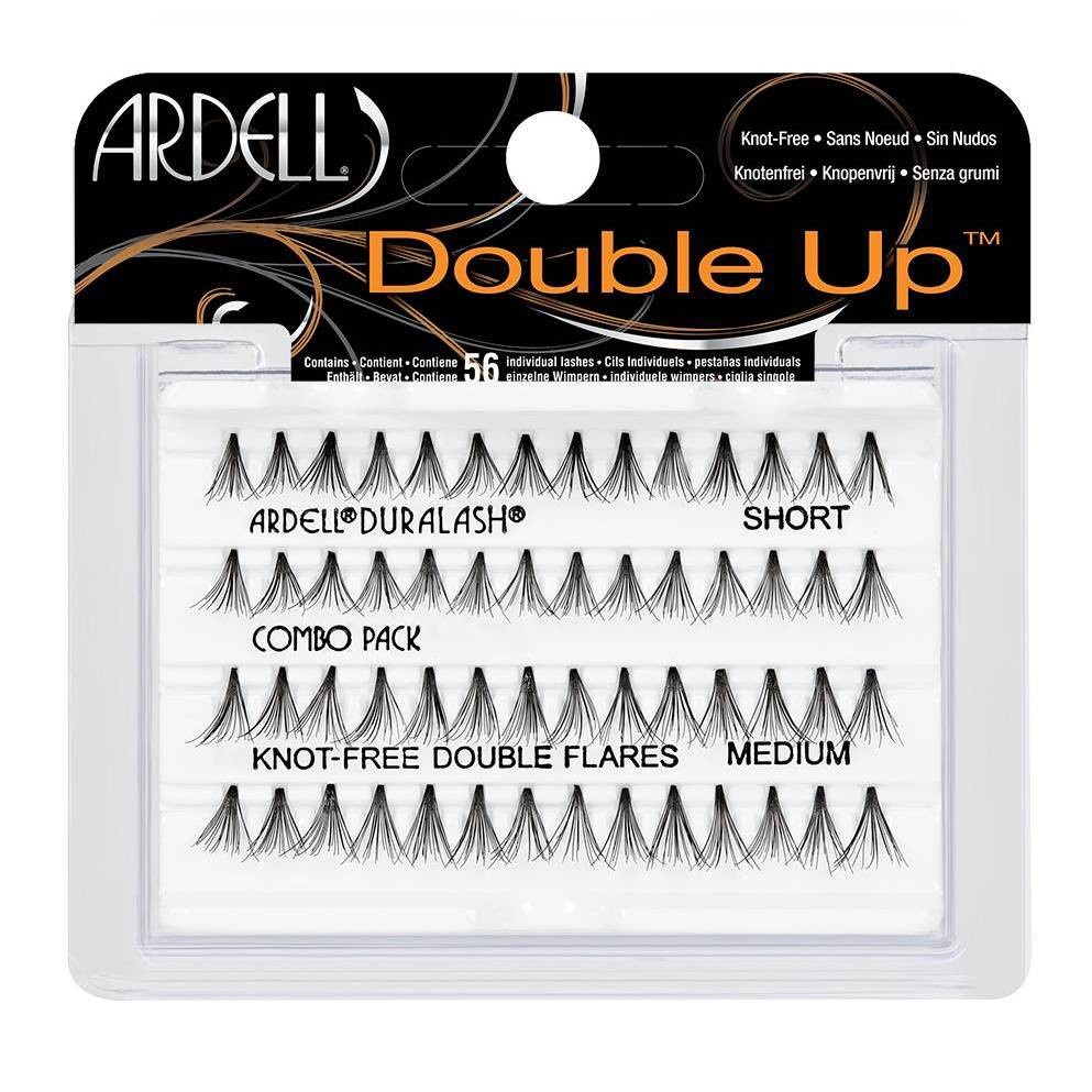 slide 1 of 1, Ardell Eyelash Individual DoubleUp Short & Medium Black, 1 ct