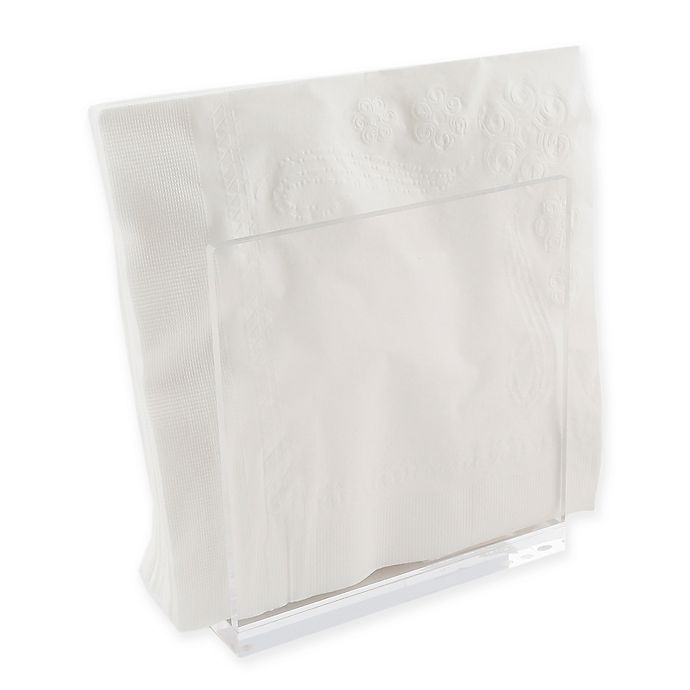 slide 1 of 2, Thirstystone ResourcesAcrylic Napkin Holder - Clear, 1 ct