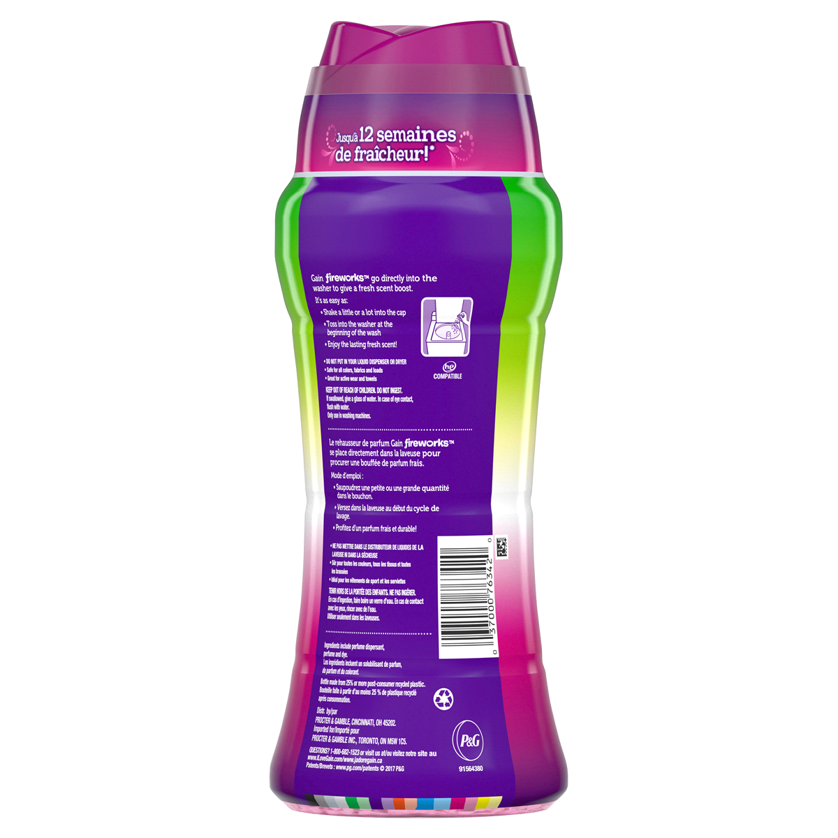 slide 2 of 5, Gain Fireworks Moonlight Breeze In-Wash Scent Booster, 14.8 oz