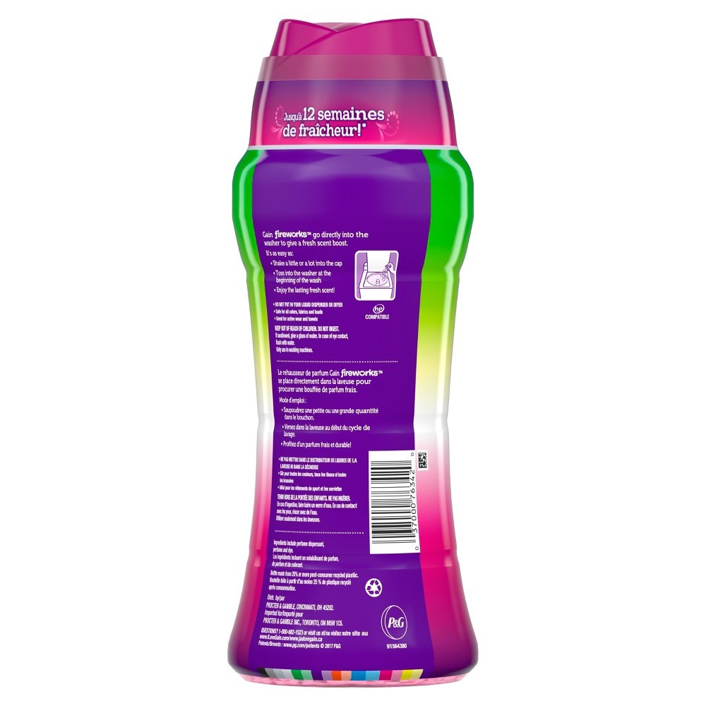 slide 4 of 5, Gain Fireworks Moonlight Breeze In-Wash Scent Booster, 14.8 oz