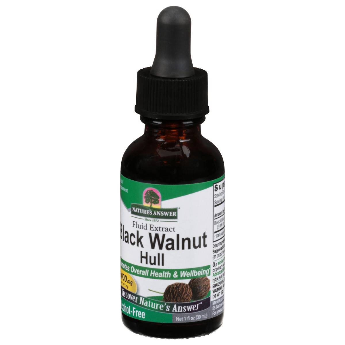 slide 3 of 9, Nature's Answer Fluid Extract Black Walnut Hull 1 fl oz, 1 fl oz